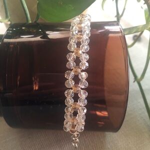 Elegant Crystal Beaded Bracelet